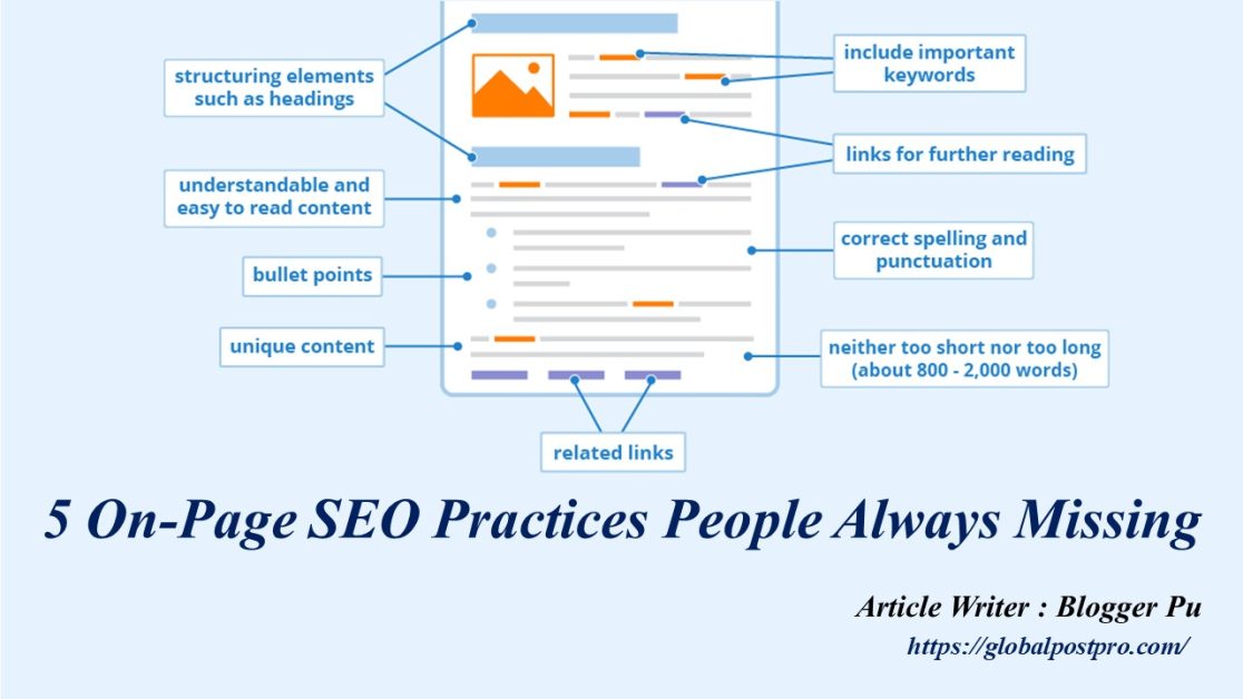 5 On-Page SEO Practices People Always Missing.