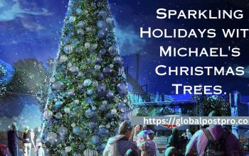 Sparkling Holidays with Michael's Christmas Trees.
